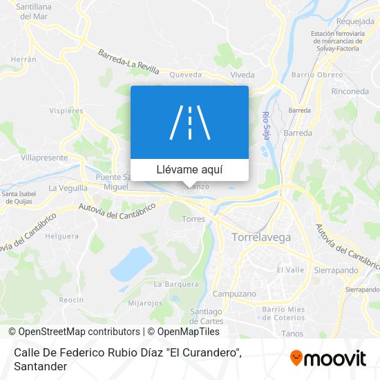 Mapa Calle De Federico Rubio Díaz "El Curandero"