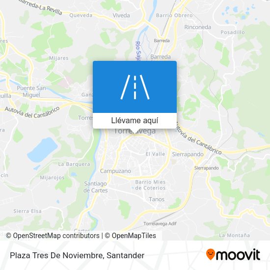 Mapa Plaza Tres De Noviembre