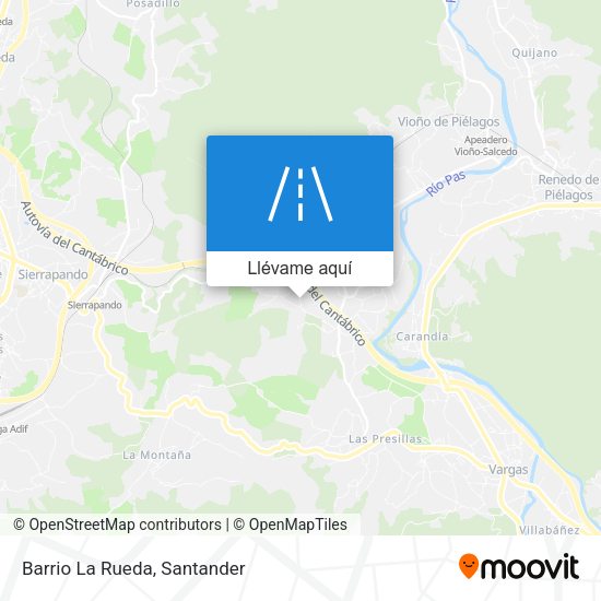 Mapa Barrio La Rueda