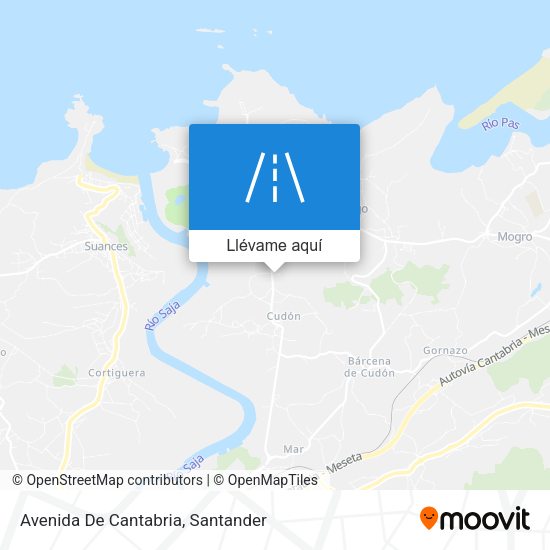 Mapa Avenida De Cantabria