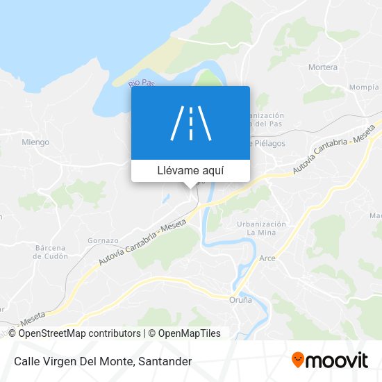 Mapa Calle Virgen Del Monte