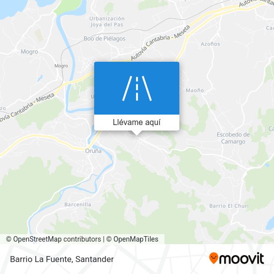 Mapa Barrio La Fuente