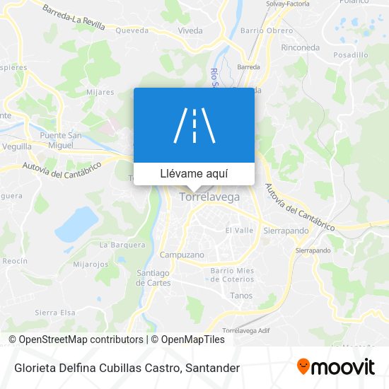 Mapa Glorieta Delfina Cubillas Castro
