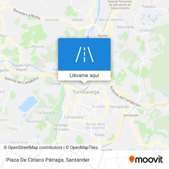 Mapa Plaza De Ciriaco Párraga