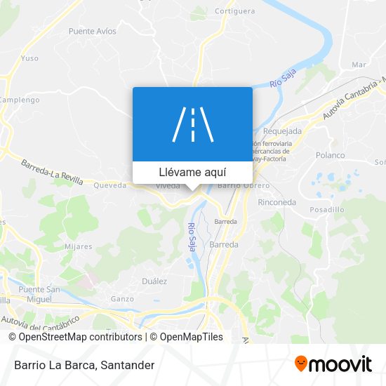 Mapa Barrio La Barca