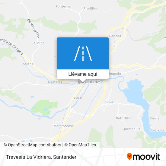 Mapa Travesía La Vidriera
