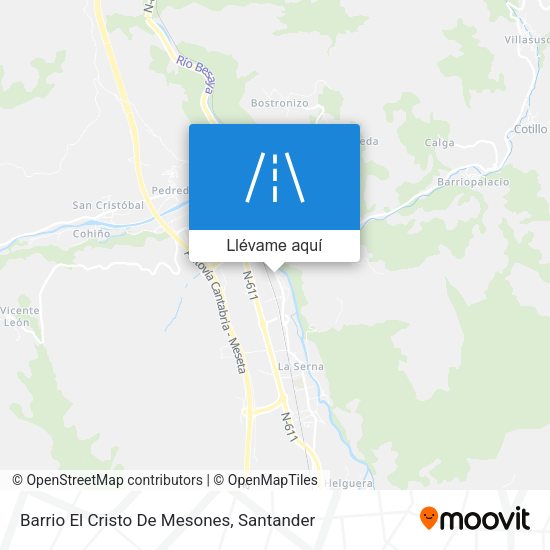 Mapa Barrio El Cristo De Mesones