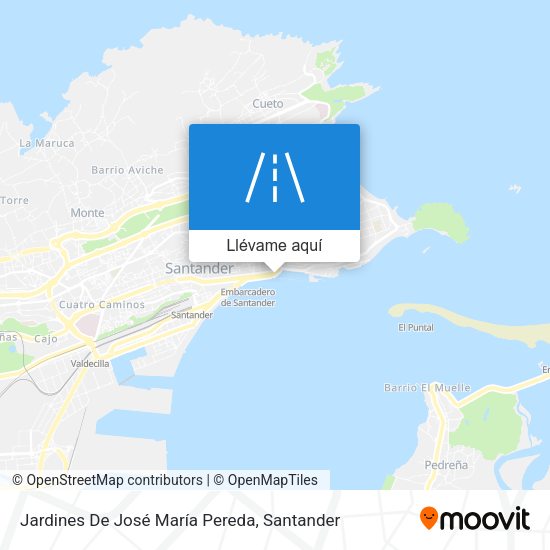 Mapa Jardines De José María Pereda