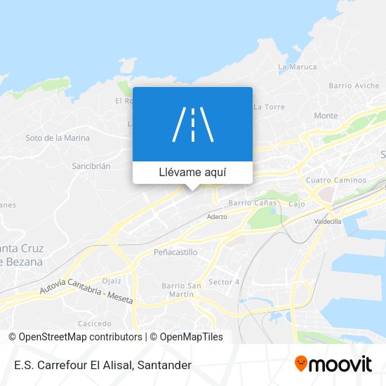 Mapa E.S. Carrefour El Alisal