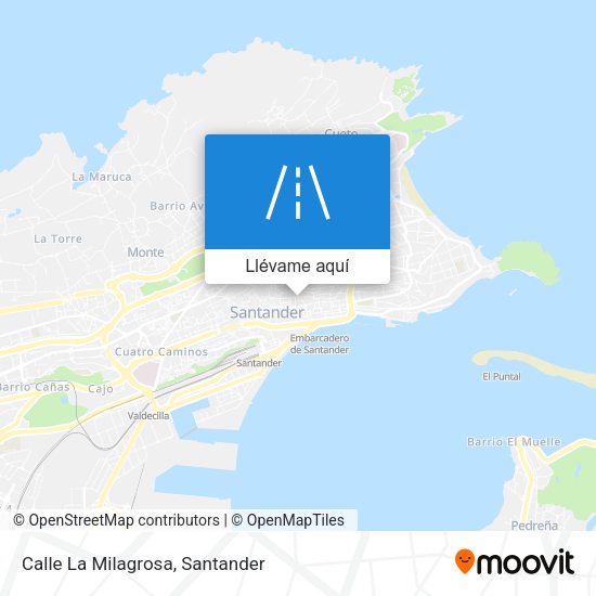 Mapa Calle La Milagrosa