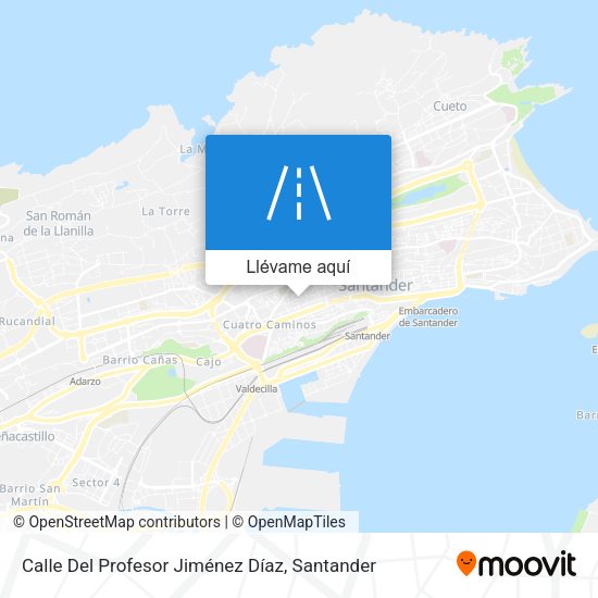 Mapa Calle Del Profesor Jiménez Díaz