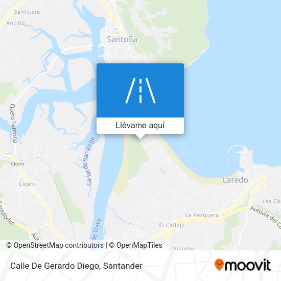 Mapa Calle De Gerardo Diego