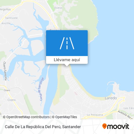 Mapa Calle De La República Del Perú