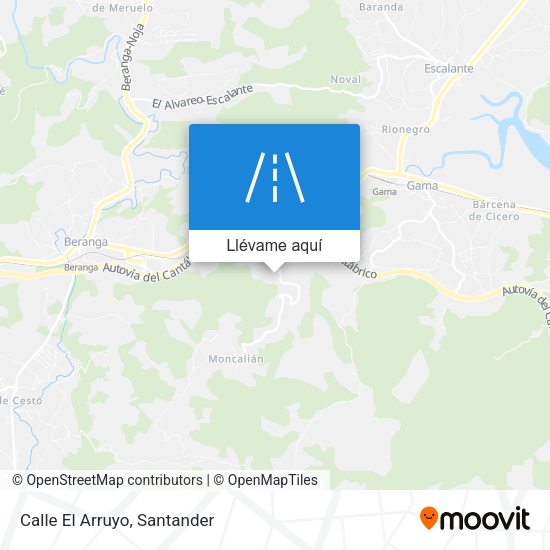 Mapa Calle El Arruyo