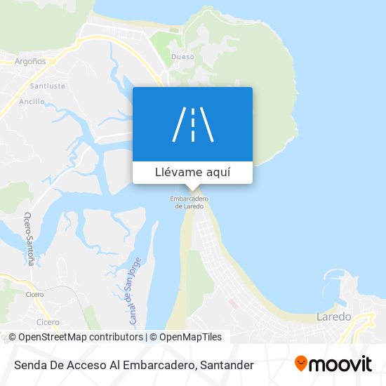 Mapa Senda De Acceso Al Embarcadero