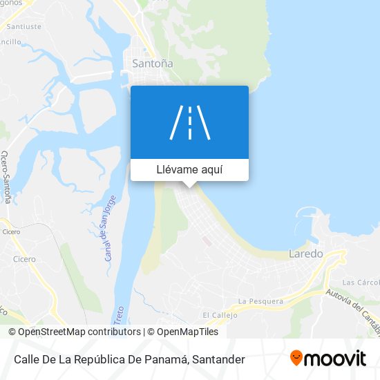 Mapa Calle De La República De Panamá