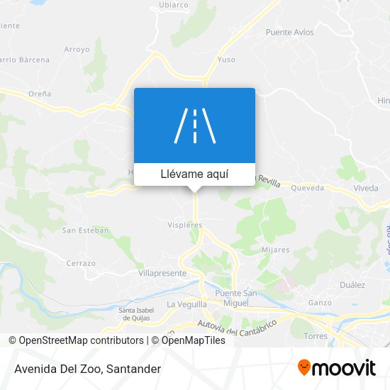 Mapa Avenida Del Zoo