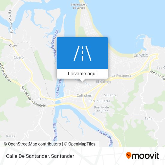Mapa Calle De Santander