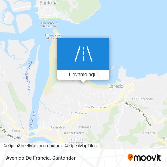 Mapa Avenida De Francia