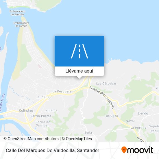 Mapa Calle Del Marqués De Valdecilla