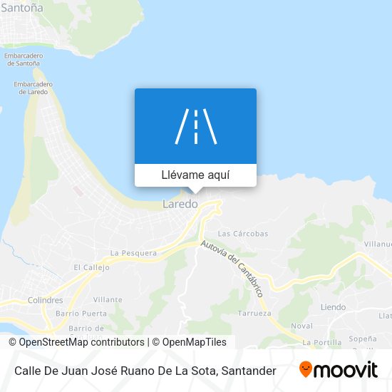 Mapa Calle De Juan José Ruano De La Sota