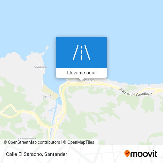 Mapa Calle El Saracho