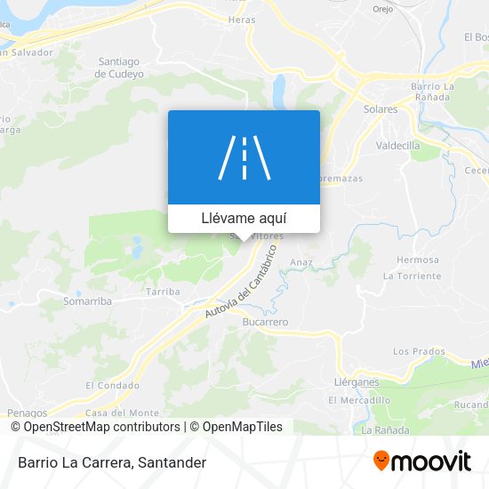 Mapa Barrio La Carrera