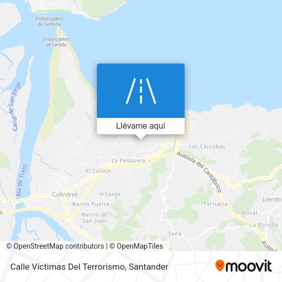Mapa Calle Víctimas Del Terrorismo