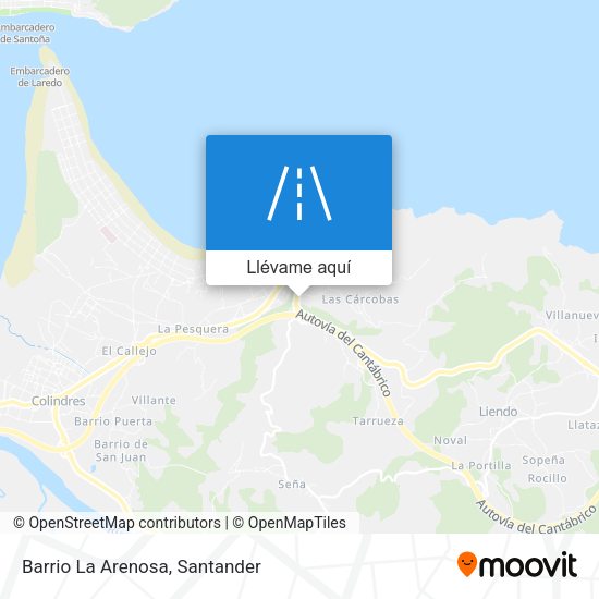 Mapa Barrio La Arenosa