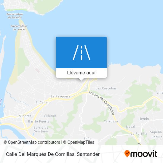 Mapa Calle Del Marqués De Comillas