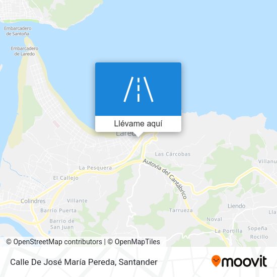 Mapa Calle De José María Pereda