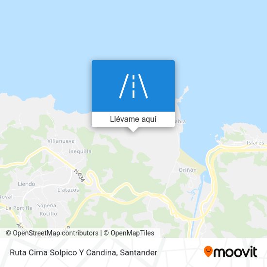 Mapa Ruta Cima Solpico Y Candina