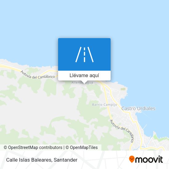 Mapa Calle Islas Baleares