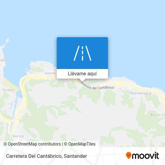 Mapa Carretera Del Cantábrico