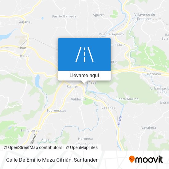 Mapa Calle De Emilio Maza Cifrián
