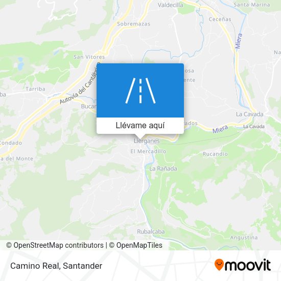 Mapa Camino Real