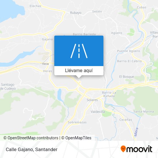 Mapa Calle Gajano