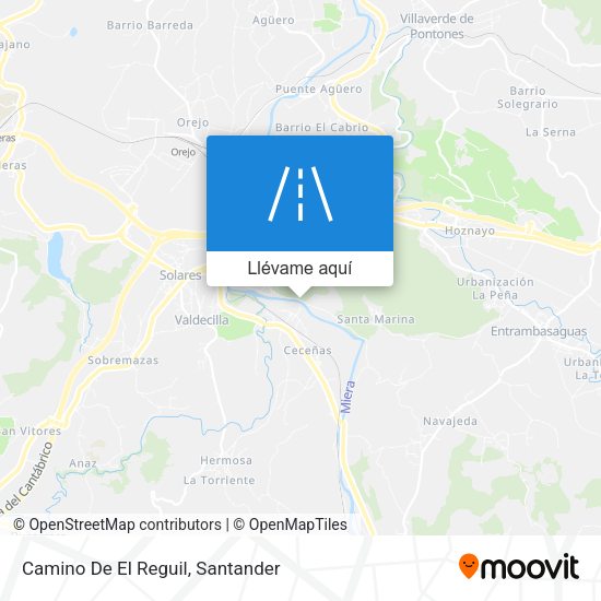 Mapa Camino De El Reguil