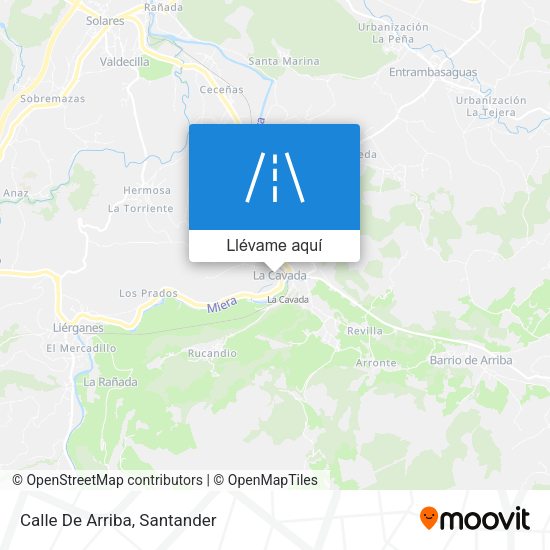 Mapa Calle De Arriba