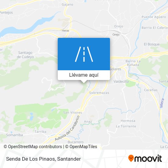 Mapa Senda De Los Pinaos