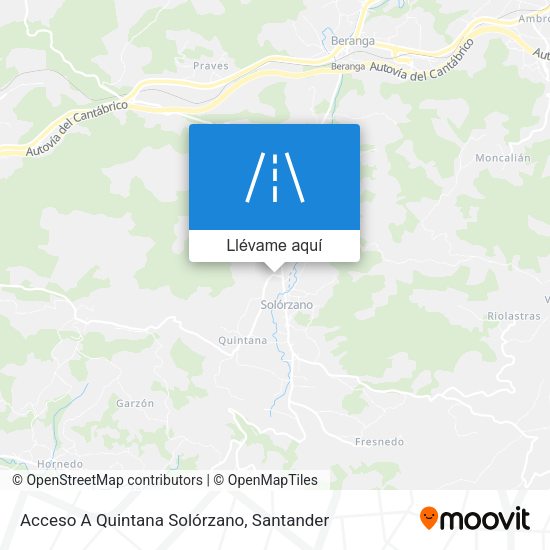 Mapa Acceso A Quintana Solórzano