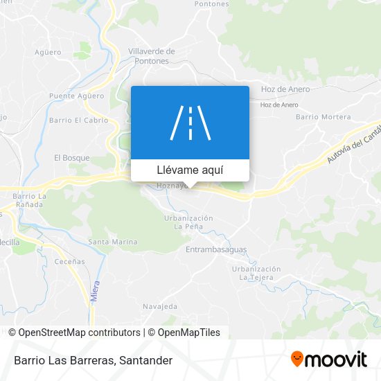 Mapa Barrio Las Barreras