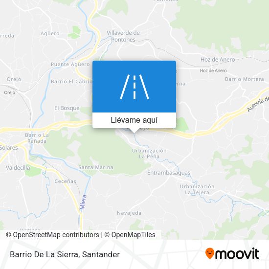 Mapa Barrio De La Sierra
