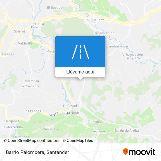 Mapa Barrio Palombera