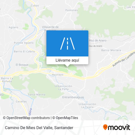 Mapa Camino De Mies Del Valle