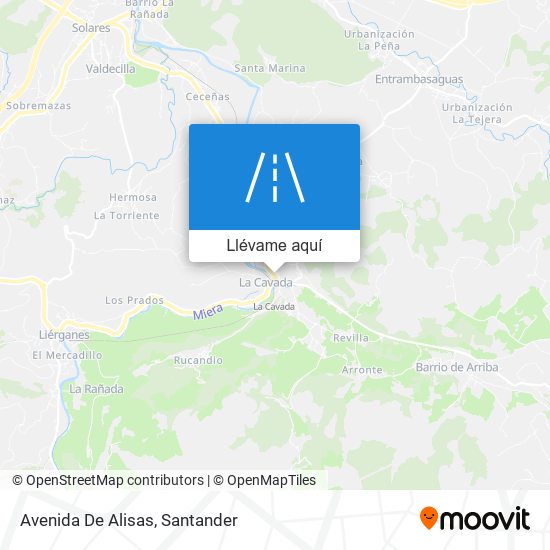 Mapa Avenida De Alisas