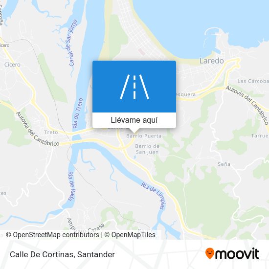Mapa Calle De Cortinas