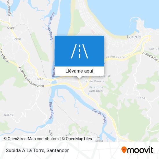 Mapa Subida A La Torre