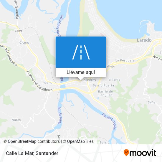 Mapa Calle La Mar