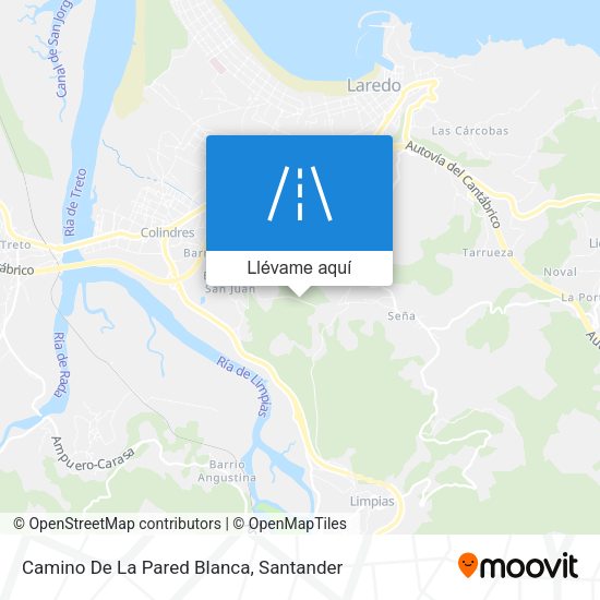 Mapa Camino De La Pared Blanca